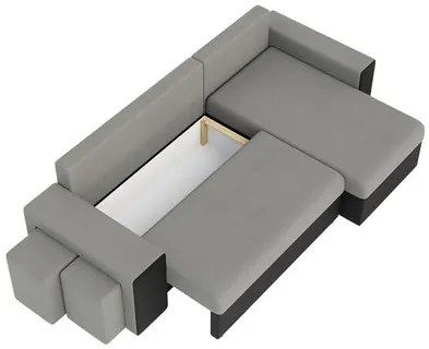 Colțar Terazuno S (Gri închis) (cu sp. depozitare). Promo -16%. 1105258