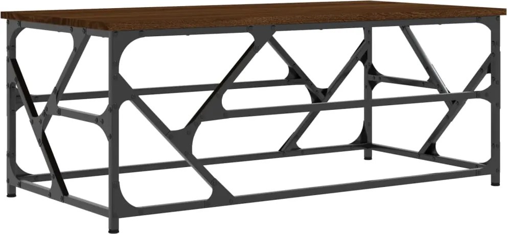 vidaXL Măsuță de cafea, stejar maro, 100x50x40 cm, lemn prelucrat