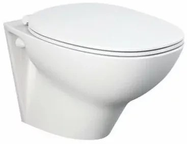 Set vas wc suspendat Rak Ceramics Morning cu capac si rezervor cu clapeta alba Geberit Delta