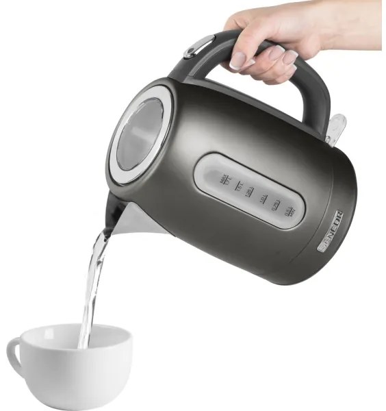 Fierbător de apă 1,7 l 2150W/230V antracit