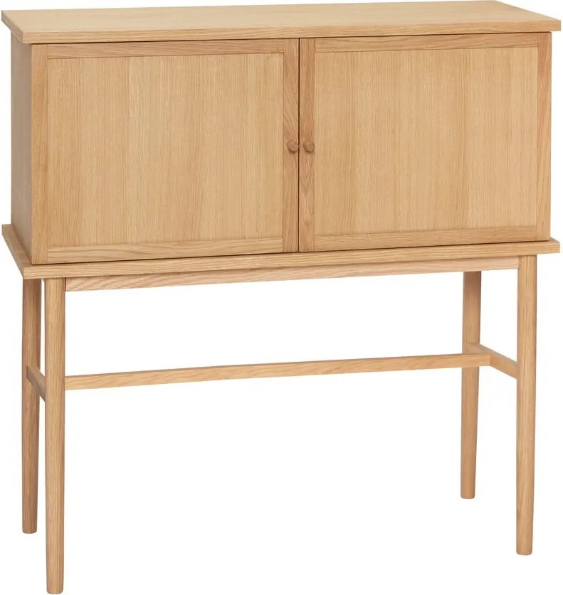 Dulap în culoare naturală cu aspect de lemn de stejar 90x90 cm Dash – Hübsch