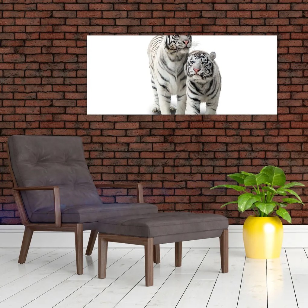 Tablou - Tigrul alb (120x50 cm)