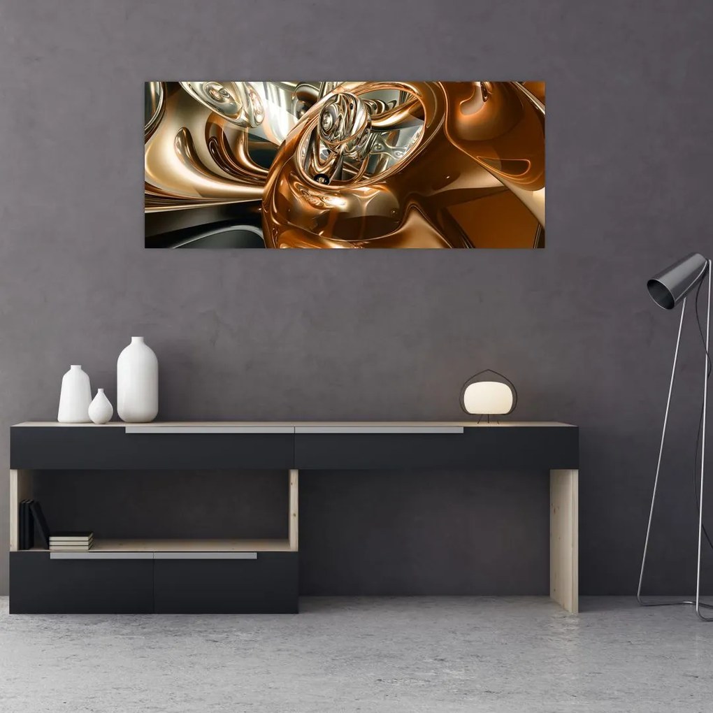 Tablou cu abstracție (120x50 cm)