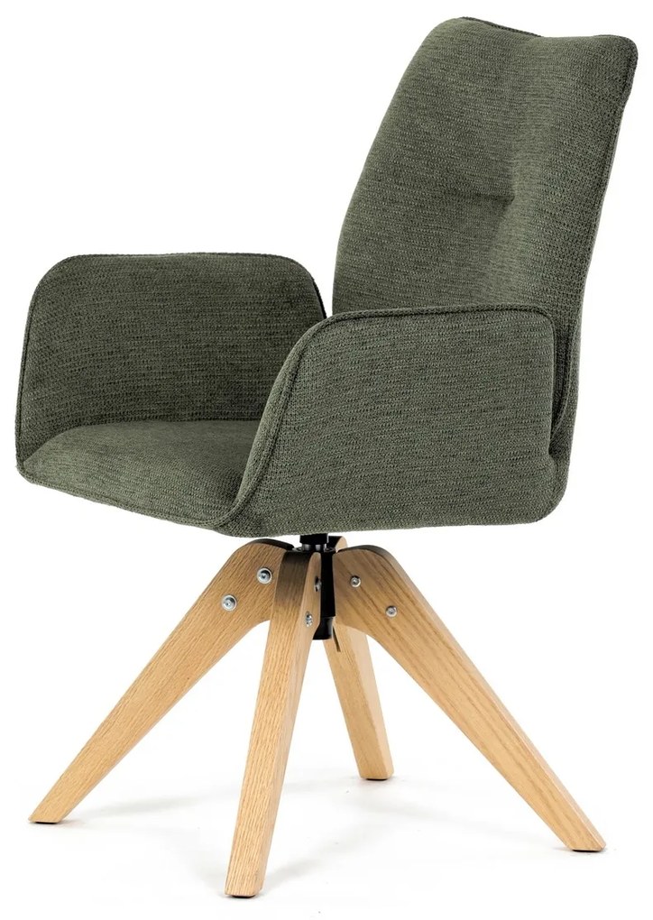 Scaun de sufragerie DCH-C2148 GRN2 cu materialimpermeabil