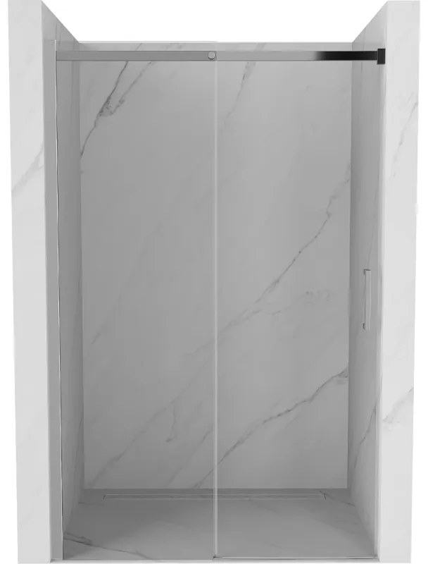 Mexen Omega uși de duș glisante 130 cm, transparent, crom - 825-130-000-01-00