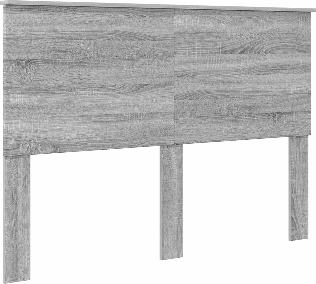 vidaXL Tăblie cap Sonoma gri Lemn prelucrat