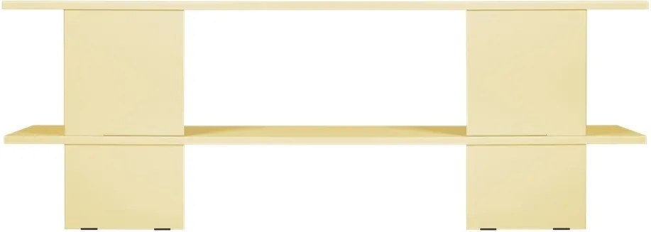 Etajeră galbenă din metal 160x57x37 cm Hes – noo.ma