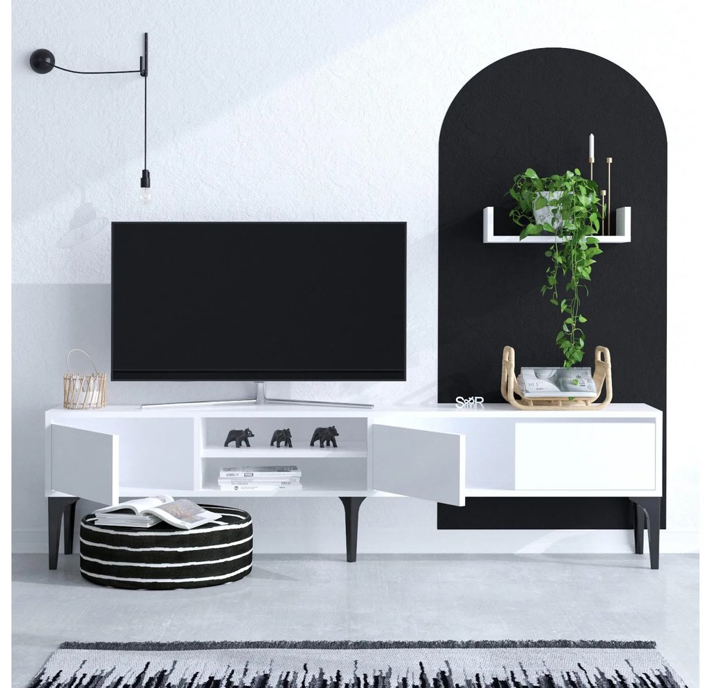 Mobilier living Aliex 9 (alb). 1089384