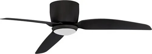 Lustra LED cu ventilator si telecomanda VOLGA negru