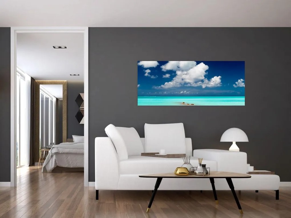 Tablou - Plaja tropică (120x50 cm)
