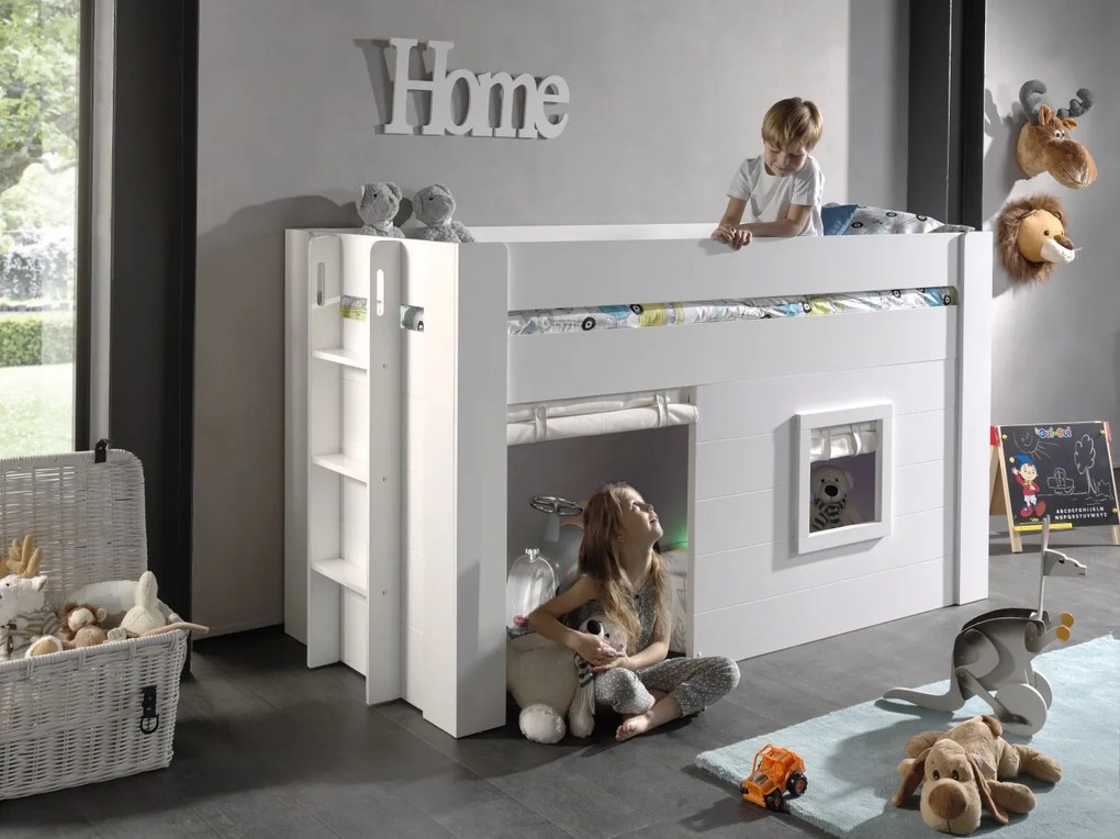 Set NOAH format dintr-o canapea extensibilă (90 x 200 cm) cu perdele asortate.