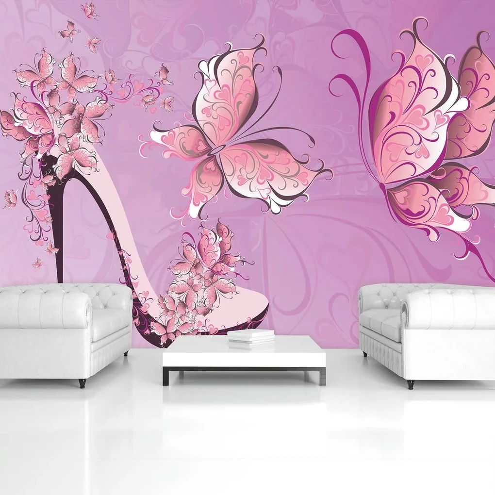 Fototapet - Abstract - fluture (152,5x104 cm)