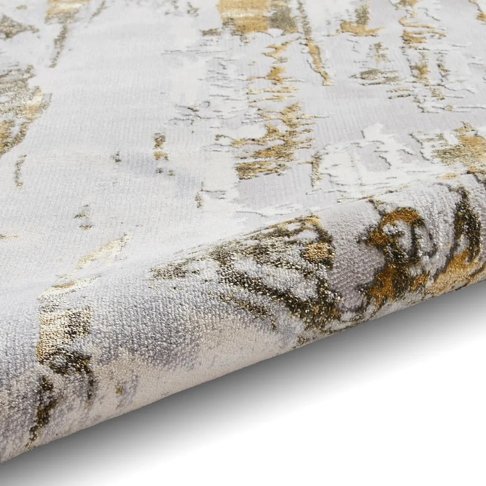 Covor gri/auriu 170x120 cm Apollo - Think Rugs