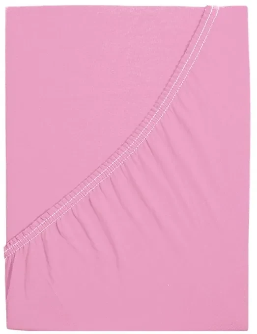 Cearsaf Jersey ALVORA 180x200 cm roz
