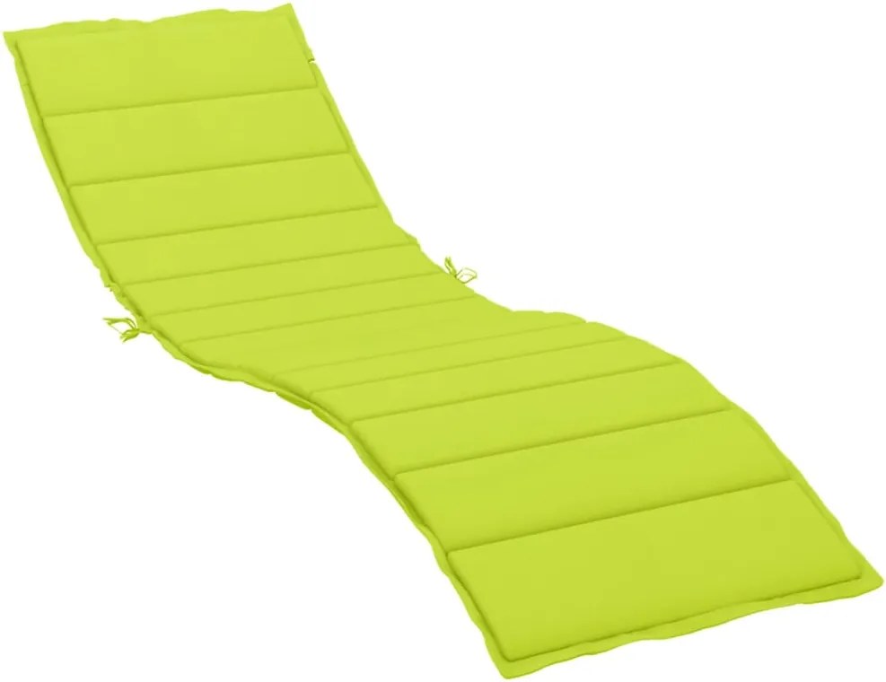 vidaXL Pernă de șezlong, verde aprins, 200x70x3 cm, textil oxford