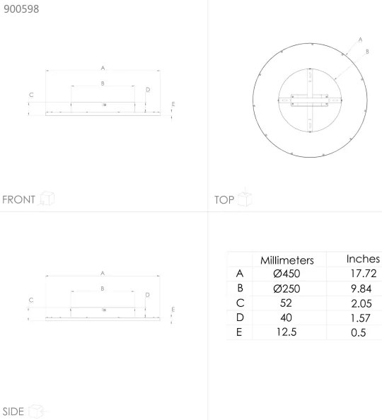 Plafonieră LED dimabilă LANCIANO LED/24W/230V Eglo 900598 + telecomandă