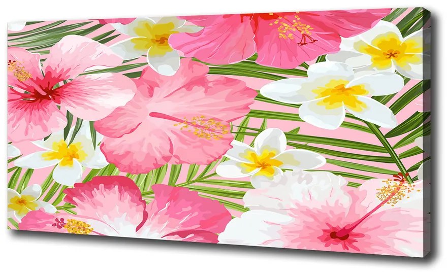 Pictură pe pânză Flori tropicale