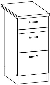 Dulap inferior de bucătărie Estell EZ12 D40 S3. 762610
