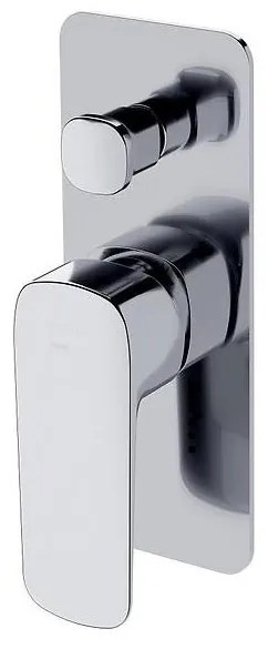 Baterie de duș pentru instalare ascunsă Cersanit S951-374 LARGA crom lucios