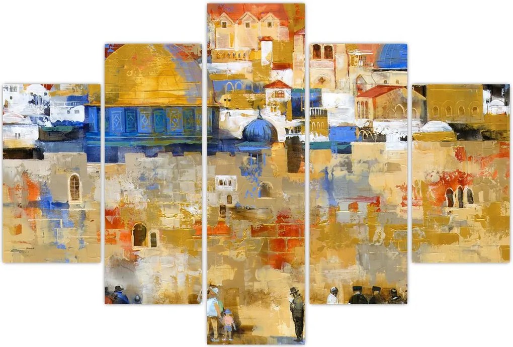 Tablou - Zidul plângerii, Ierusalim, Israel (150x105 cm)