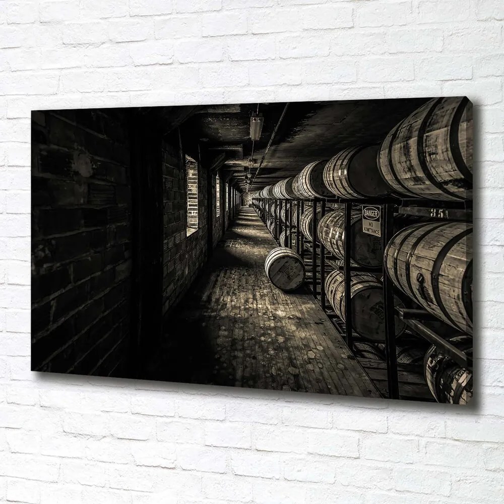 Tablou pe pânză canvas Butoaie bourbon