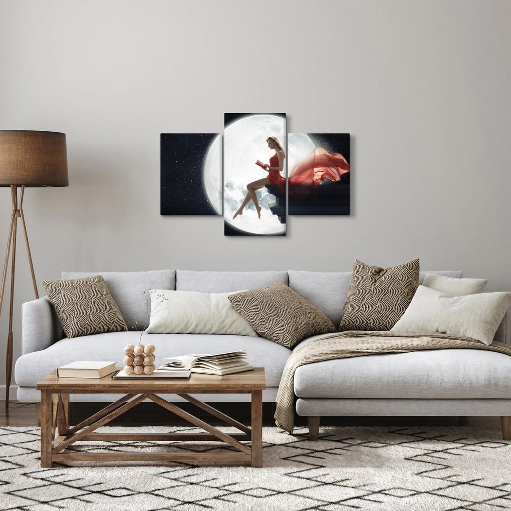 Tablou - Femeia sub clar de lună (90x60 cm)