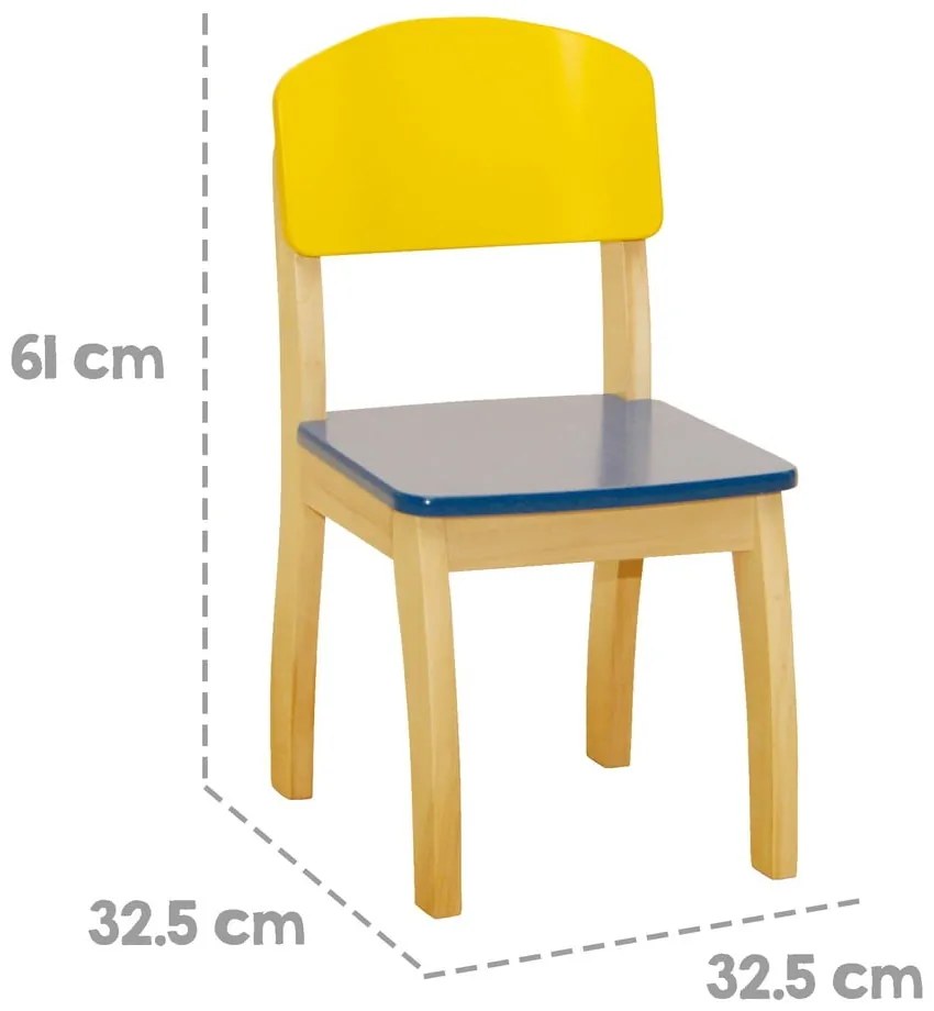Scaun de copii galben – Roba