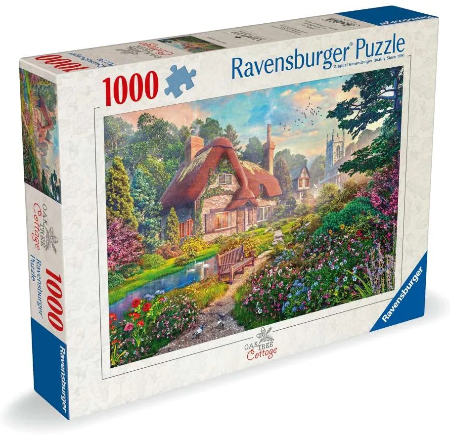 PUZZLE CASUTA DE LANGA STEJAR 1000 PIESE - RAVENSBURGER (RVSPA01571)