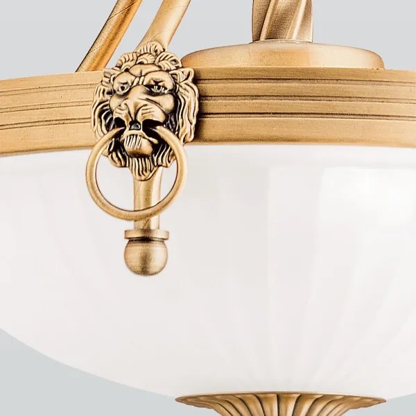 Lustră pe lanț Orion HL 6-1611/3 ROCCA 3xE27/60W/230V d. 32 cm bronz/alb