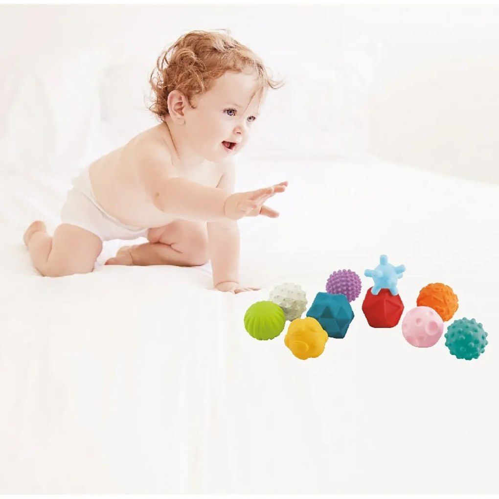 Baby Mix Set de jucării senzoriale 10 bucăți