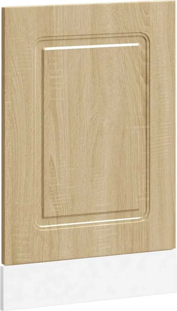 vidaXL Panou pentru mașină de spălat vase Stejar Sonoma Lemn prelucrat