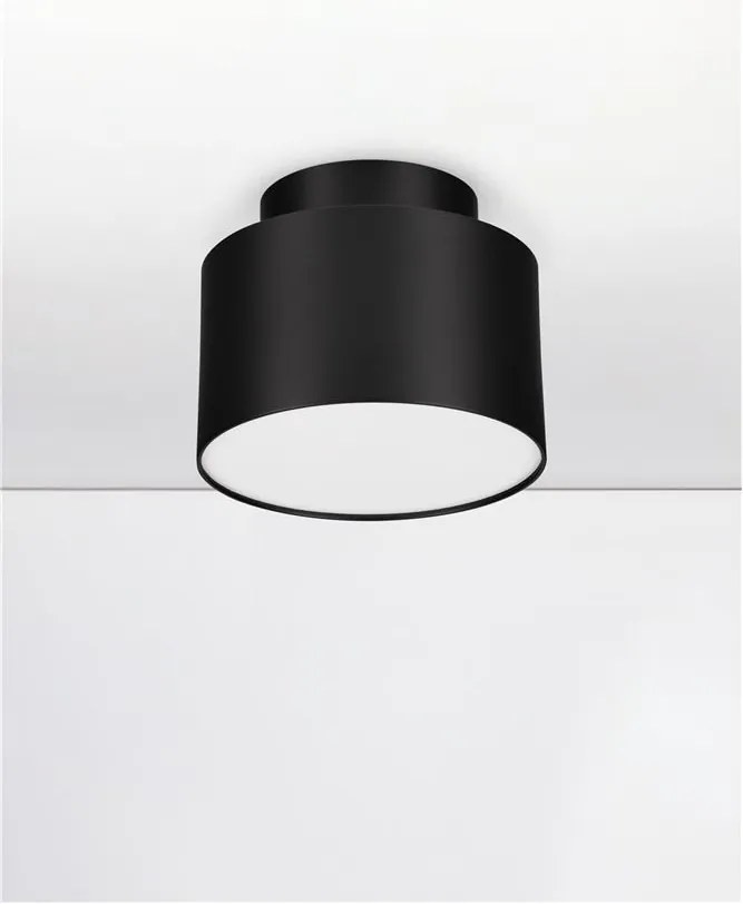 Spot aplicat, Plafoniera LED Ozen negru, 11cm