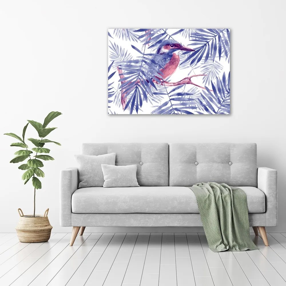 Tablou canvas Plante și păsări