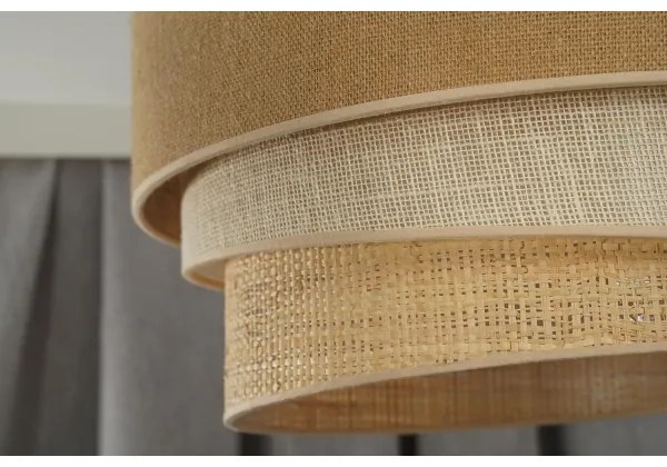 Lustră aplicată Duolla YUTE TRIO 3xE27/15W/230V d. 60 cm maro/gri/bej