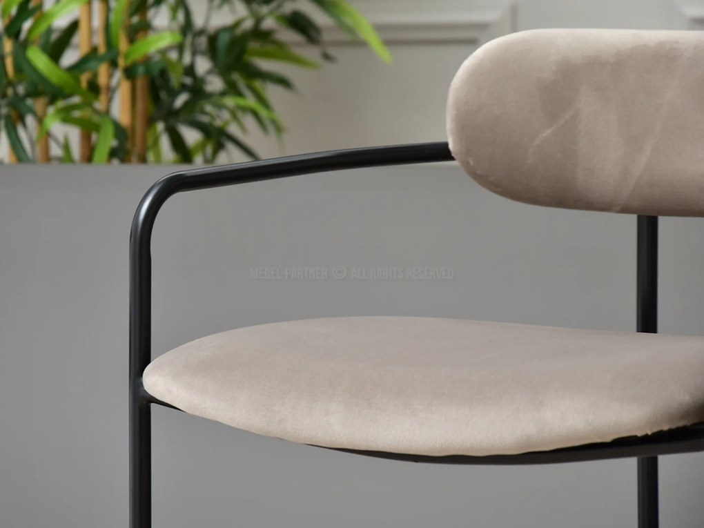 Scaun Viola (bej + negru). Promo -12%. 1110751