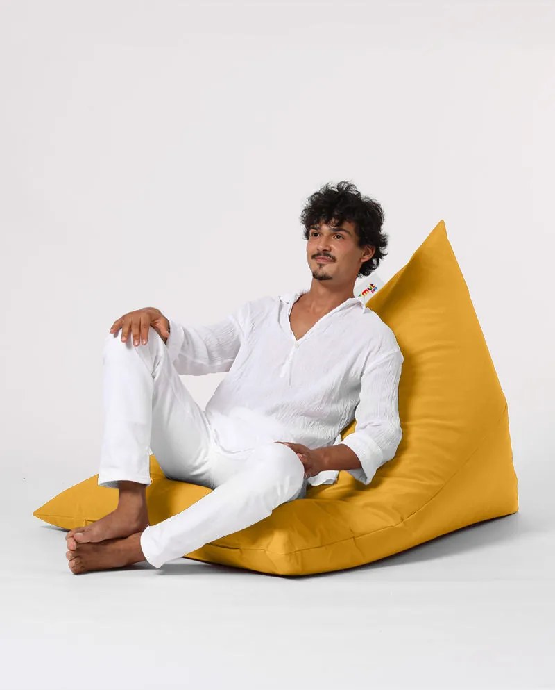 Fotoliu puf pentru grădină Pyramid Big Bed Pouf - Yellow