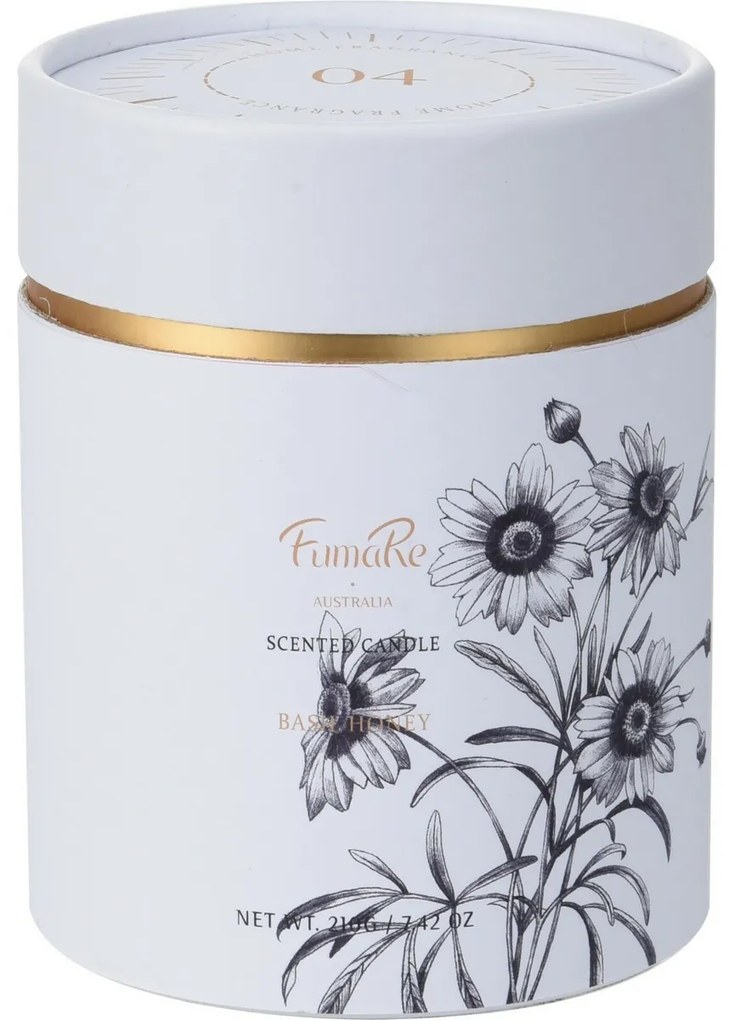 Lumânare în borcan FumaRe Basil honey, 200 g