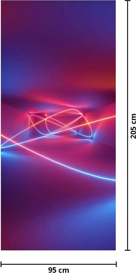Fototapet pentru ușă - Abstract modern (95x205cm)