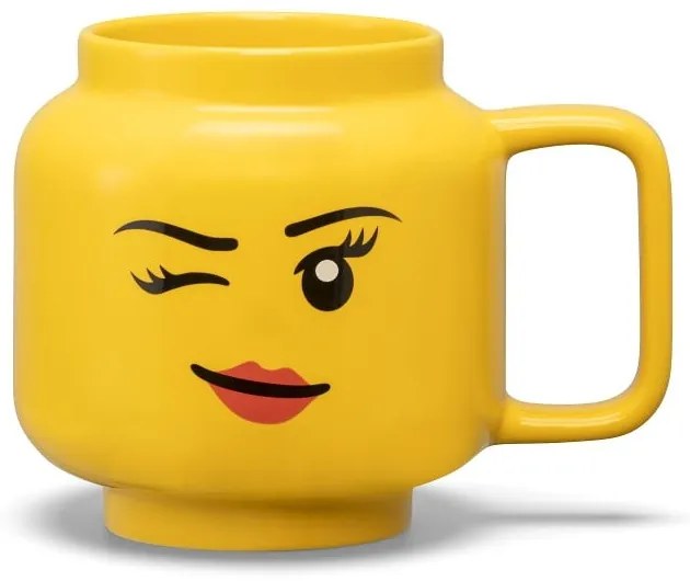Cană pentru copii galben din ceramică 530 ml Head – LEGO®