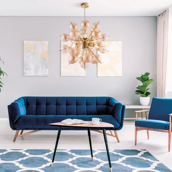 Lustră pe cablu Maytoni MOD133PL-06BS BOLLA 6xE27/60W/230V