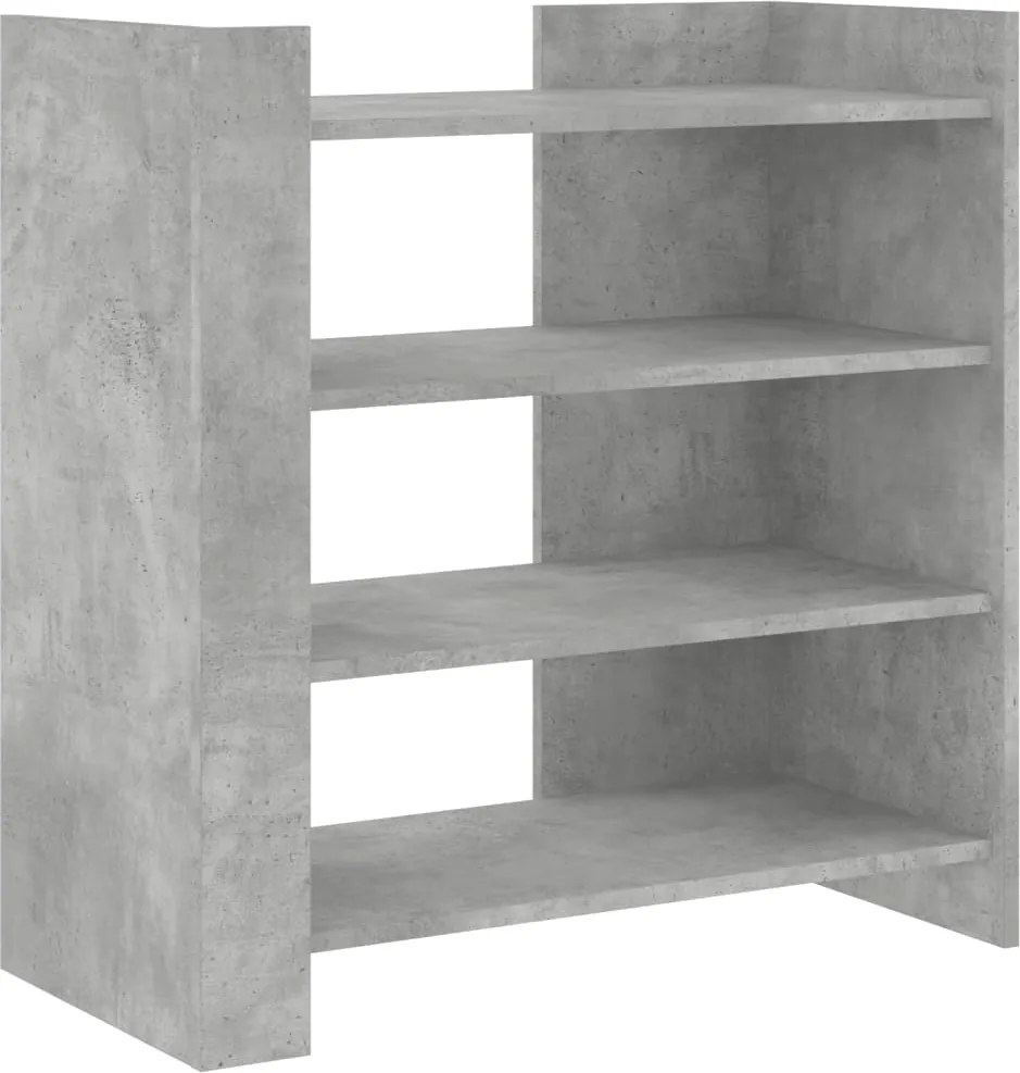 vidaXL Dulap, gri beton, 73,5x35x75 cm, lemn prelucrat