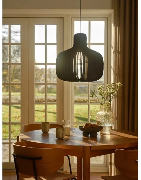 Nordlux - Pendul pe cablu HAZO 1xE27/60W/230V, negru