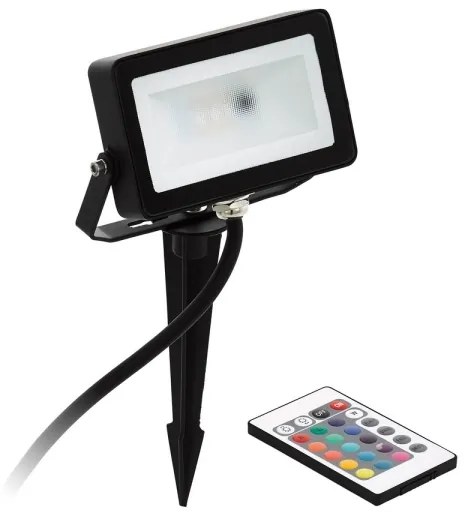 Eglo 98185 - Proiector LED RGB FAEDO 4 LED/10W/230V + telecomandă