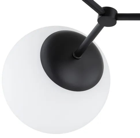 Lustră pe tijă FOTON 4xE14/10W/230V negru