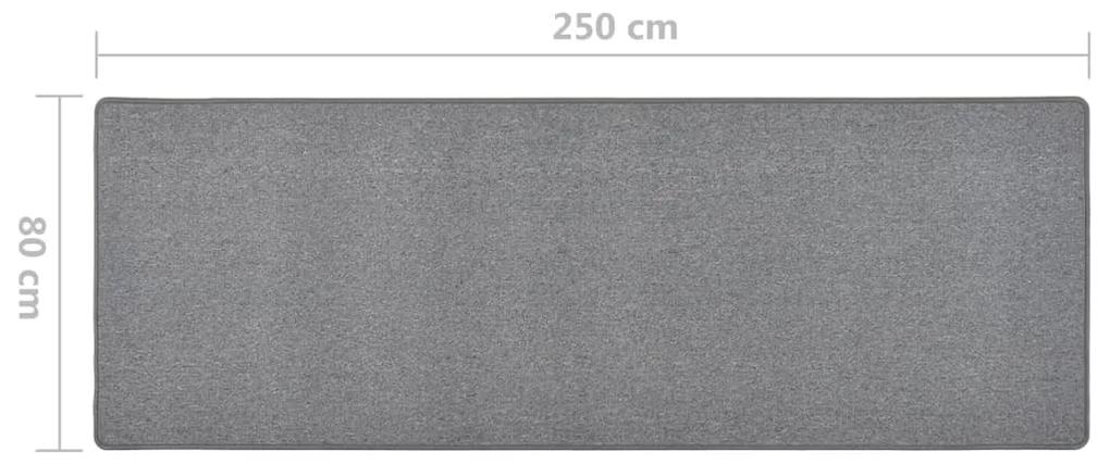 Covor traversa, gri inchis, 80x250 cm Morke gra, 80 x 250 cm