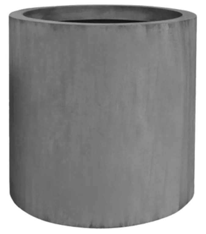Ghiveci Jumbo Max, culoare gri, dimensiuni multiple - PotteryPots mărimea: XL - v. 110 cm, ⌀ 110 cm