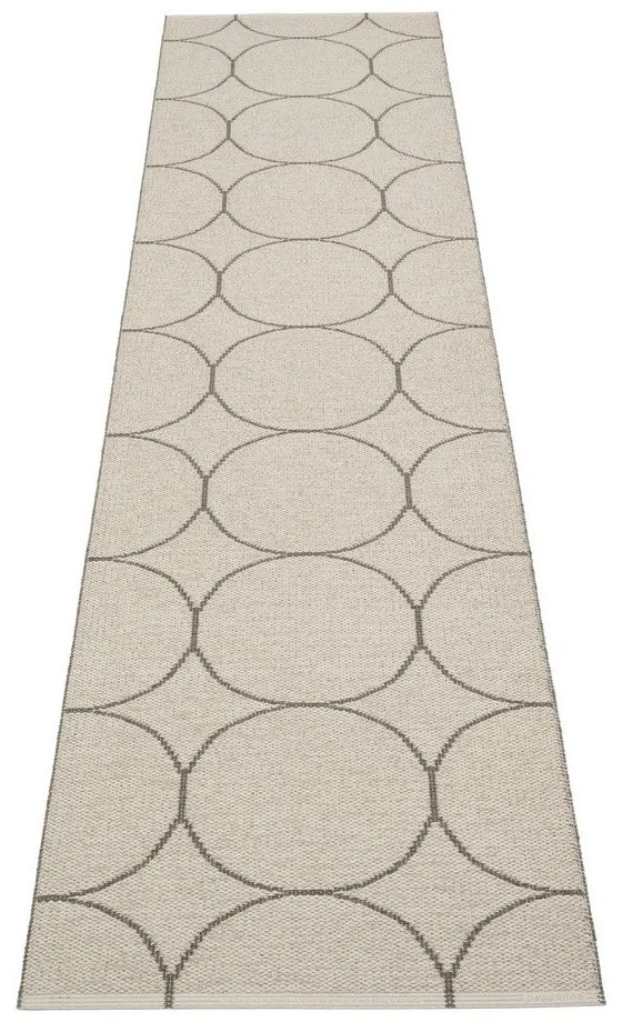 Covor tip traversă pentru interior și exterior gri închis 70x300 cm Boo Charcoal Linen – Pappelina