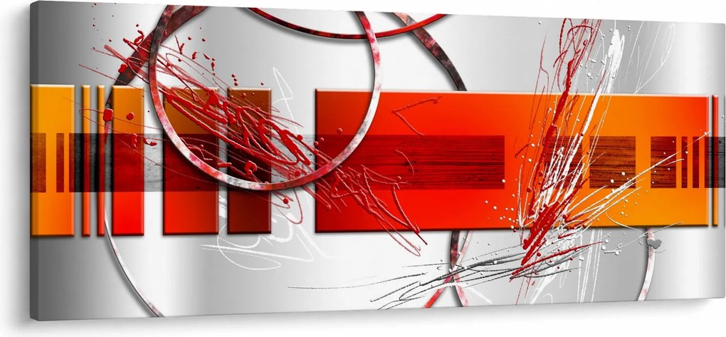 Tablou abstract (120x50 cm)