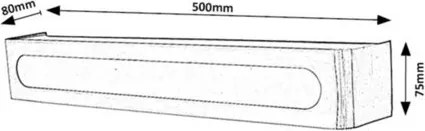 Aplica LED de perete pentru baie IP44 Jakub