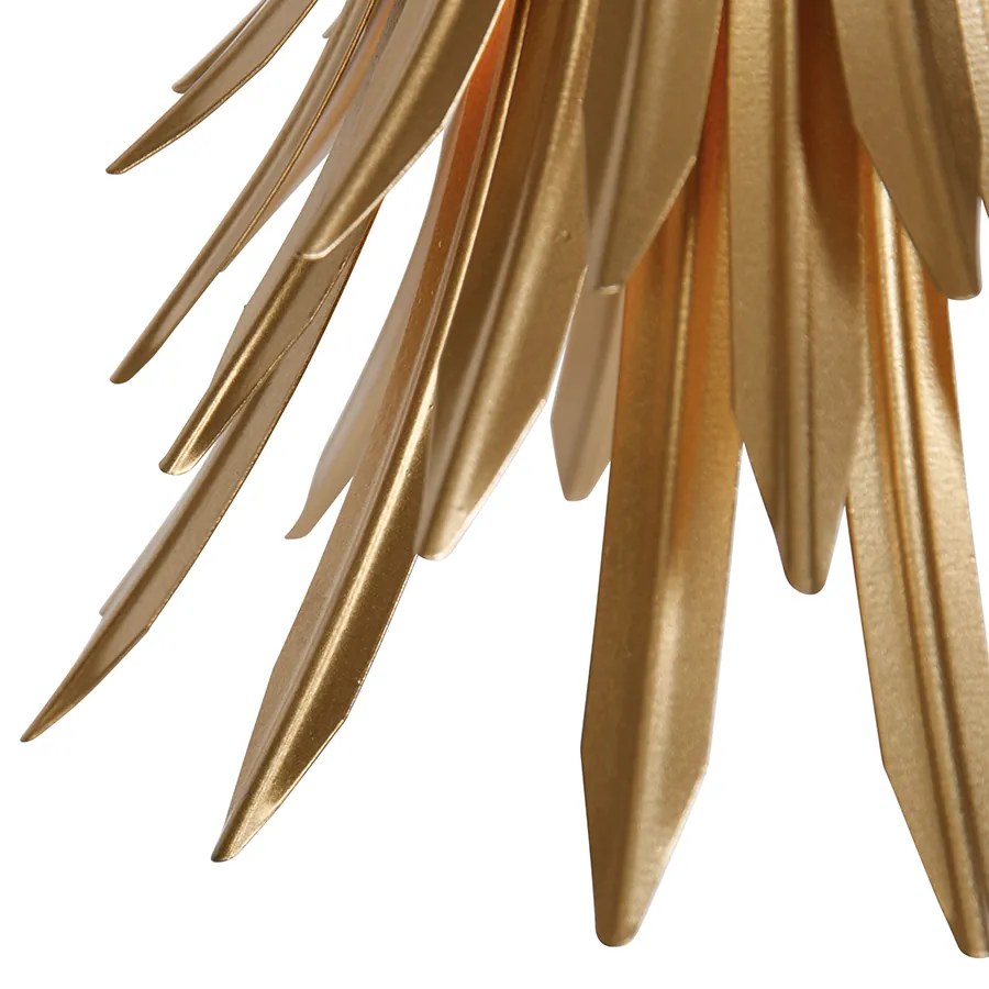 Lampă suspendată Art Deco aurie - Wesley